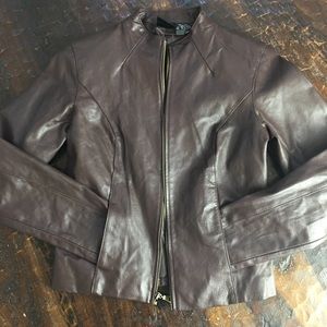 Boutique Europa Brown Leather Jacket